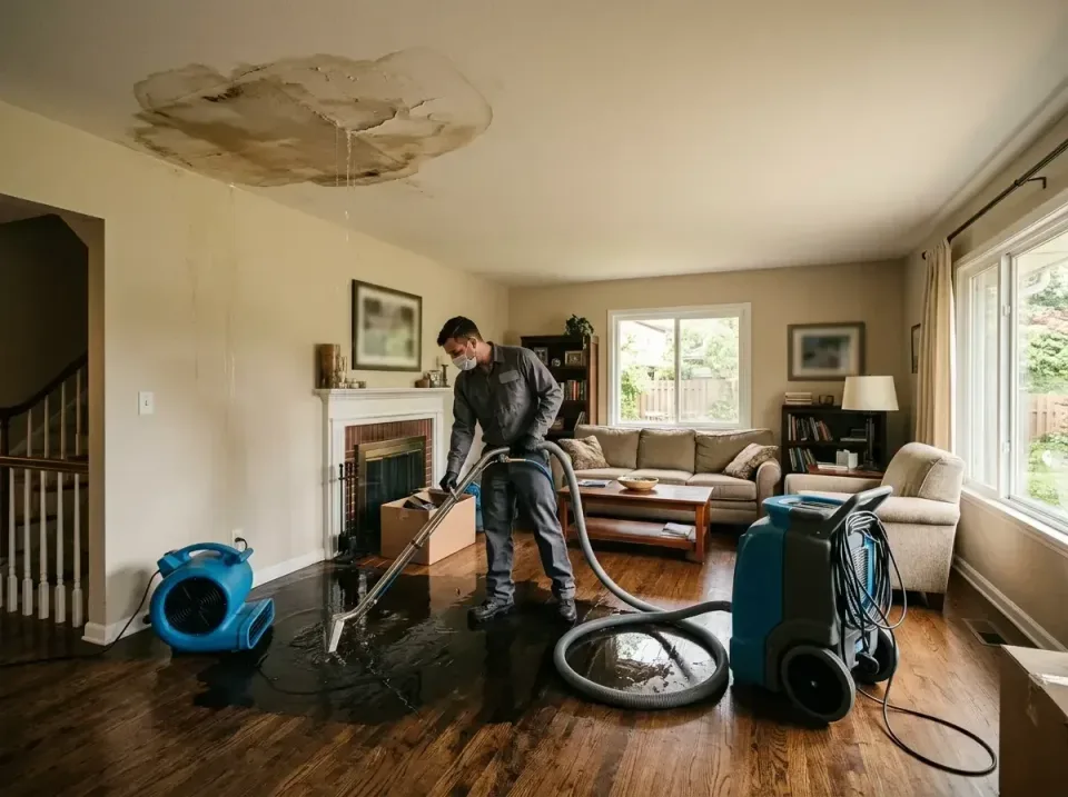 attic-pipe-burst-ceiling-drip-008 — frequently asked questions, Water Damage Restoration & Carpet Care in Novi, MI